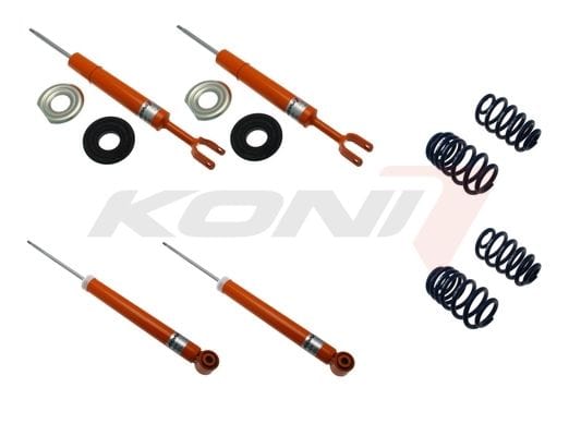KONI 1120-3682 Suspension Kit, Coil Springs / Shock Absorbers for Audi A4