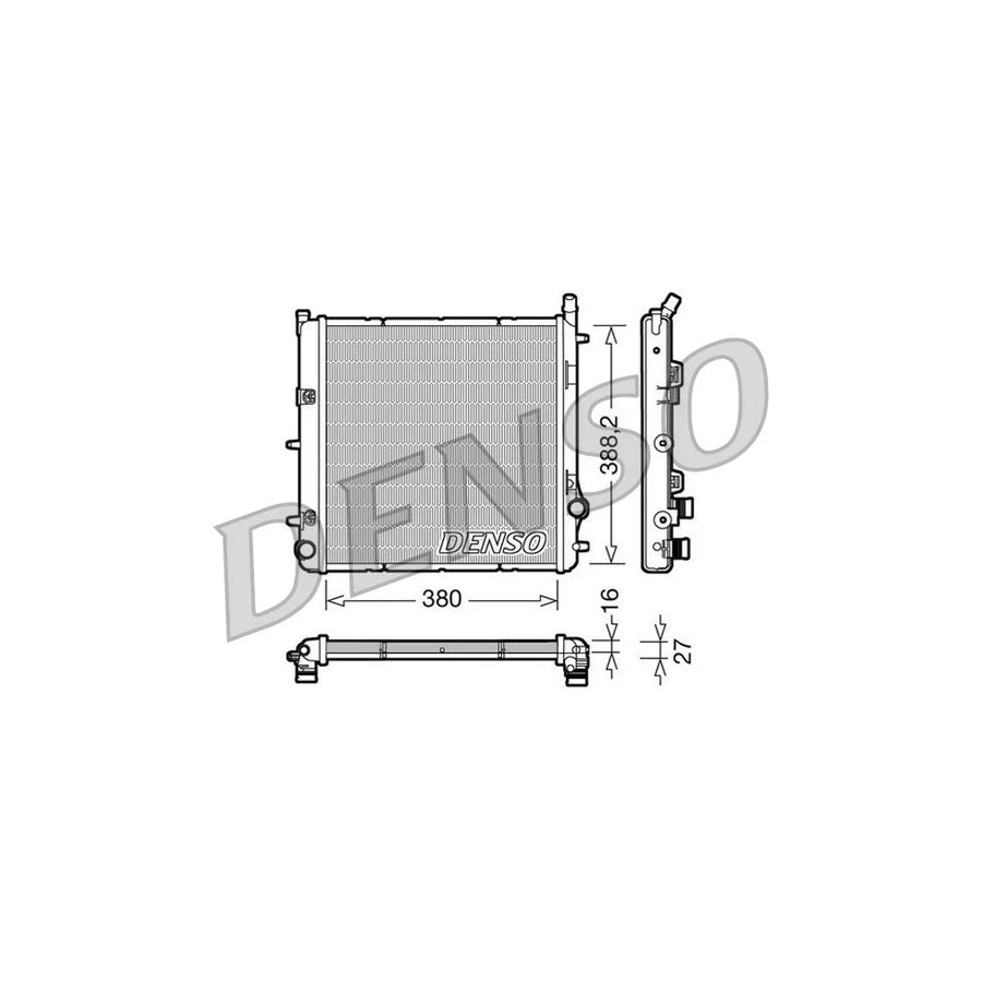DENSO DRM21005 Engine Radiator