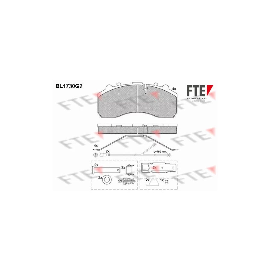 FTE Bl1730G2 Brake Pad Set