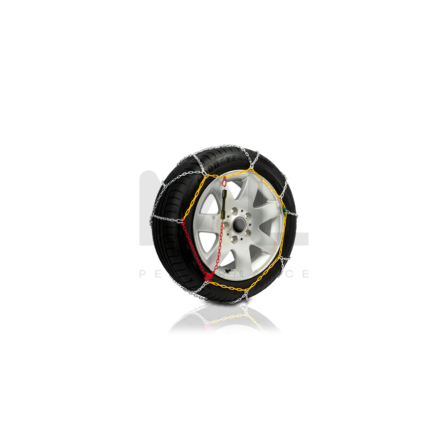 Goodyear GODKN100 Snow chains with chain tensioner, with mounting manual, with storage bag, Steel
