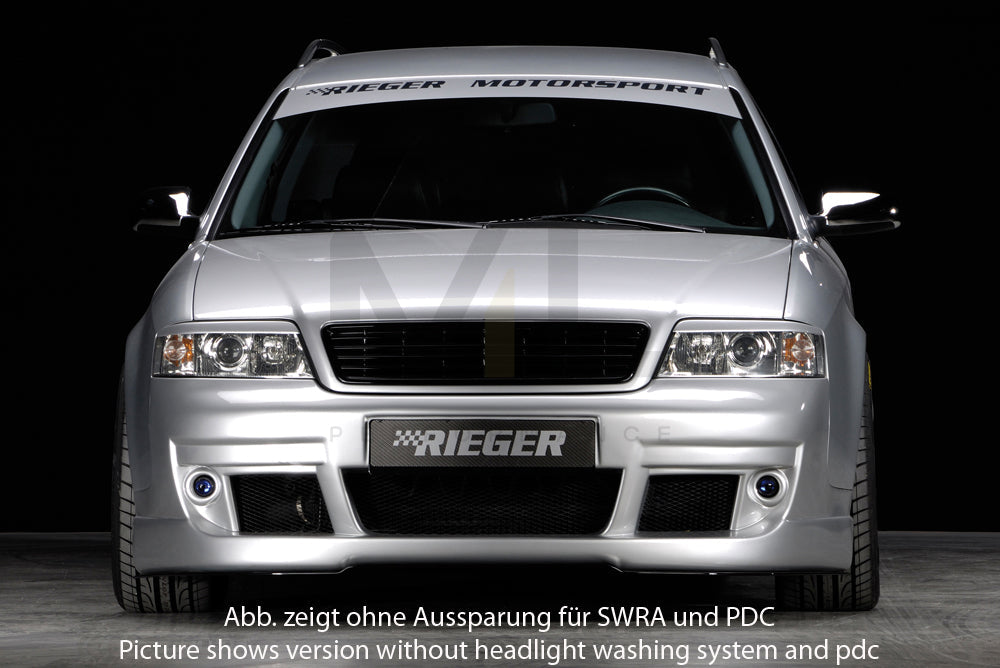 Rieger 00055303 Audi 4B A6 Front Bumper - S6-Look 4 | ML Performance UK Car Parts