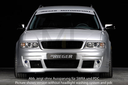 Rieger 00055303 Audi 4B A6 Front Bumper - S6-Look 4 | ML Performance UK Car Parts