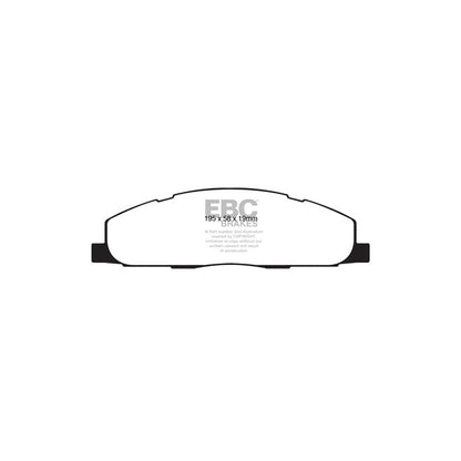 EBC PD03KR259 Dodge Ram Trucks Yellowstuff Rear Brake Pad & Plain Disc Kit (Inc. Ram 2500 & 3500) 2 | ML Performance UK Car Parts