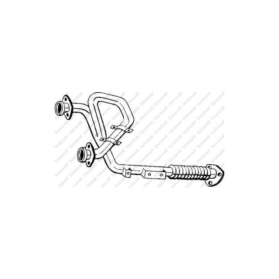 Bosal 835-941 Exhaust Pipe for Volvo 760 Saloon (704, 764)