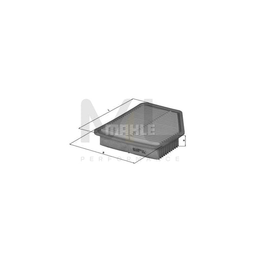 MAHLE ORIGINAL LX 1613 Air Filter Filter Insert