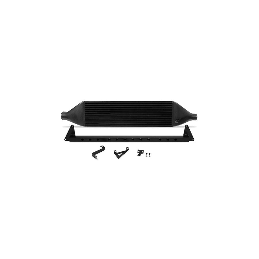 Mishimoto MMINT-STI-08BBK 08-14 Subaru STI Front-Mount Intercooler Kit w/ Black Crash Beam - Black Core