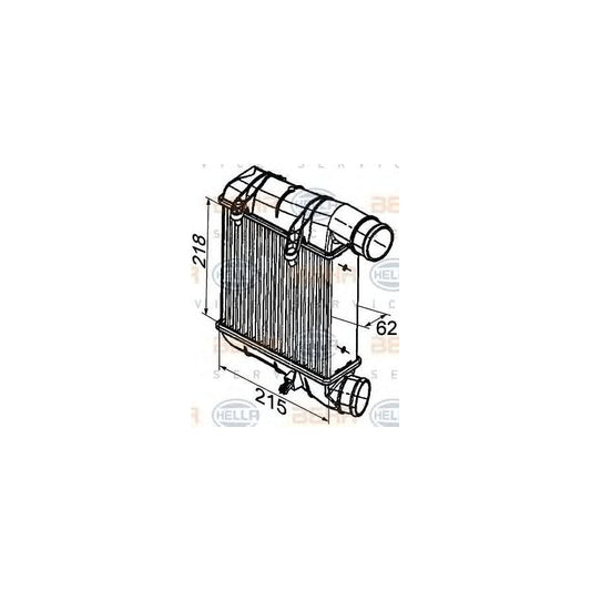 Hella 8ML 376 746-641 Intercooler