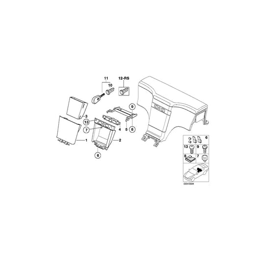 Genuine BMW 51168213960 E36 Stop Buffer (Inc. Z3 2.5, Z3 1.8 & Z3 3.0i)