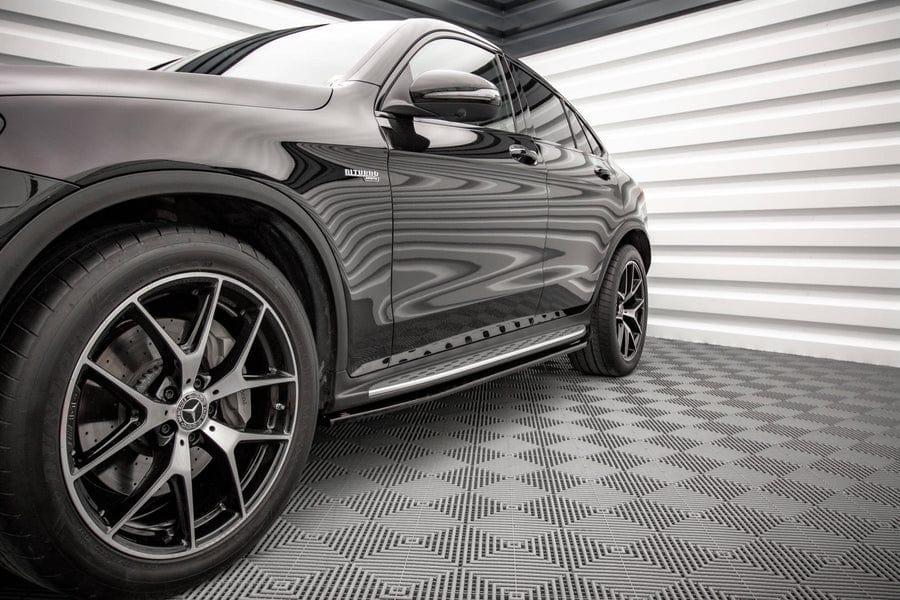 Maxton Design Mercedes Benz GLC-Class Coupe AMG-Line C253 (Facelift) Side Skirts Diffusers