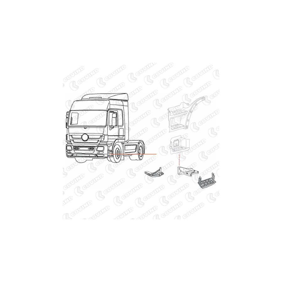 Covind 943/258 Foot Board