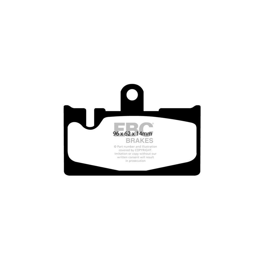 EBC DP41397R Lexus LS430 (XF30) Yellowstuff Rear Brake Pads 2 | ML Performance UK Car Parts
