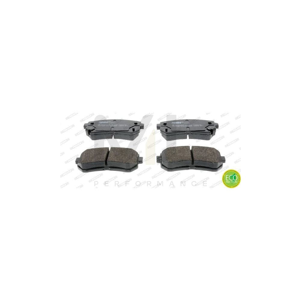 Ferodo Premier Eco Friction FDB4408 Brake Pad Set With Acoustic Wear Warning, Without Accessories