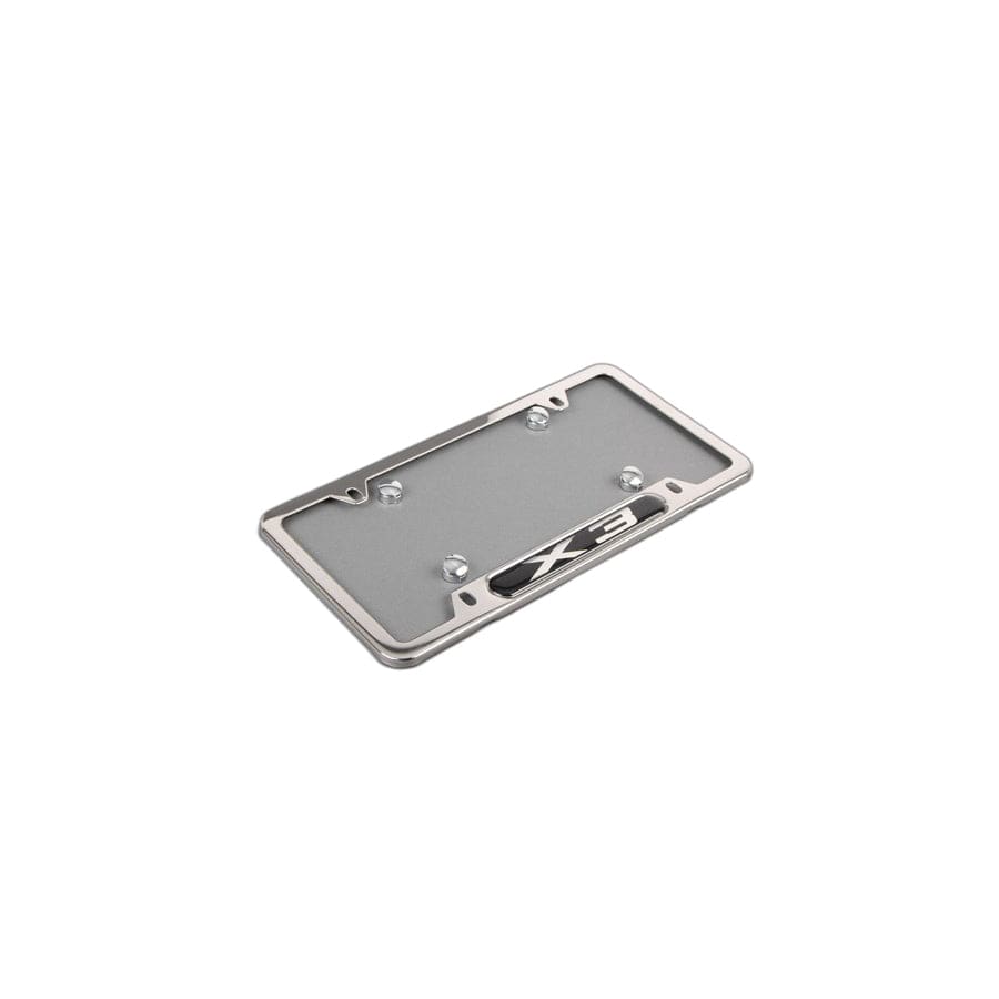 Genuine BMW 82120418628 E83 License Plate Frame POL/CHR X3 (Inc. X3)