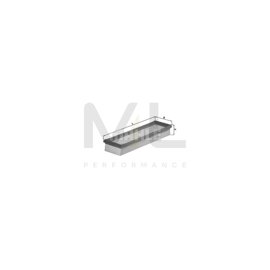 MAHLE ORIGINAL LX 509 Air Filter Filter Insert | ML Performance Car Parts