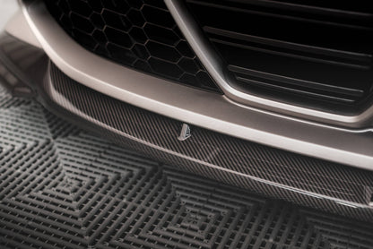MAXTON DESIGN CF-BM-4-G82-M-FD2-245-P CARBON FIBER FRONT SPLITTER V.2 BMW M4 G82 / M3 G80 | ML Performance