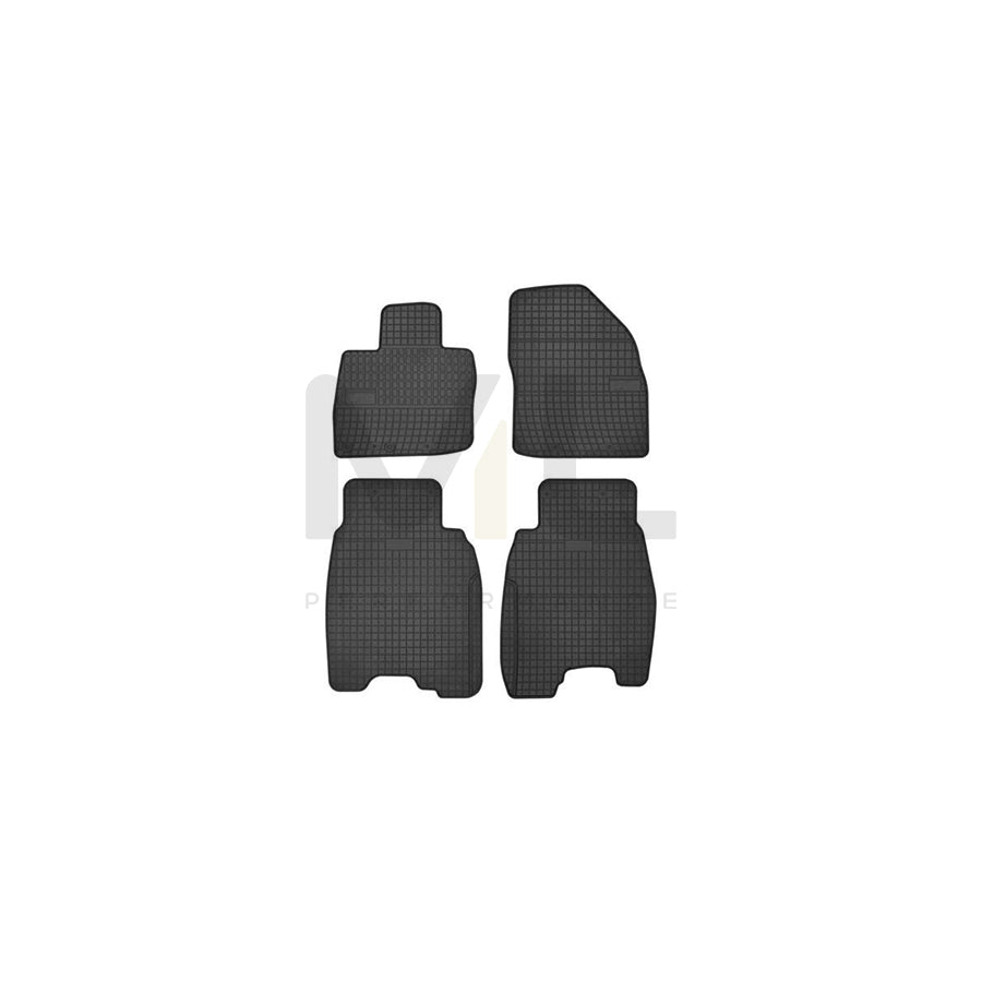 FROGUM Tailored 0830 Floor mat set for HONDA Civic VIII Hatchback (FN, FK) Elastomer, Front and Rear, Quantity: 4, Black, (LHD)