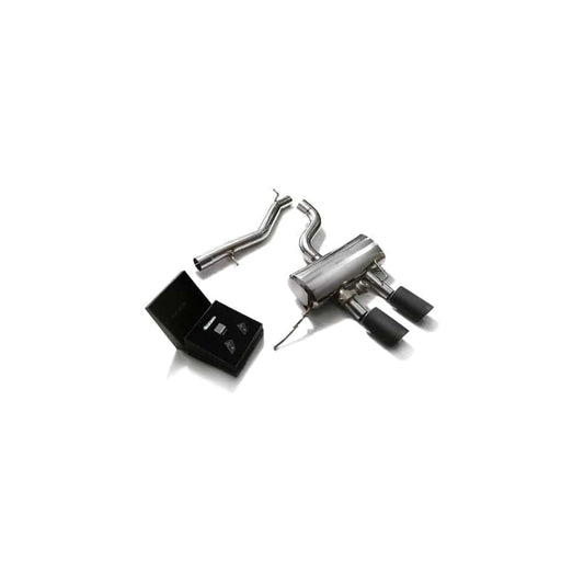 Armytrix VWG6R-DS23M Valvetronic Exhaust System Volkswagen Golf R MK6 2010-2014 with Dual Matte Black 4"