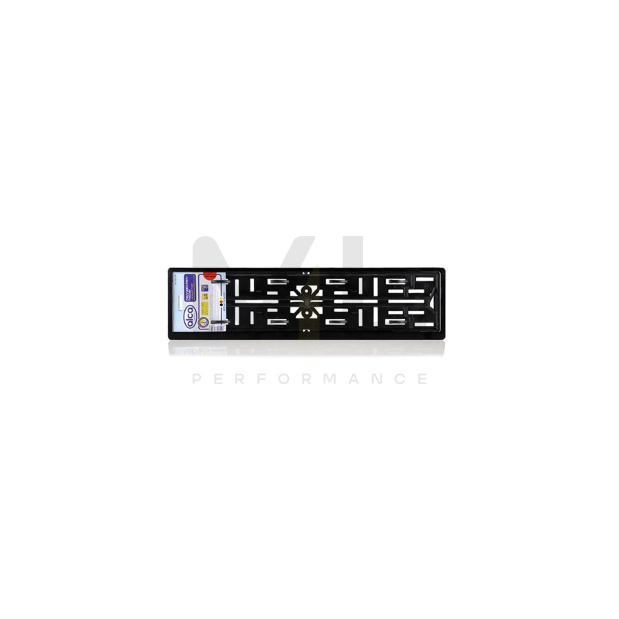 ALCA 828000 Number plate holder Black, UV resistant, frameless