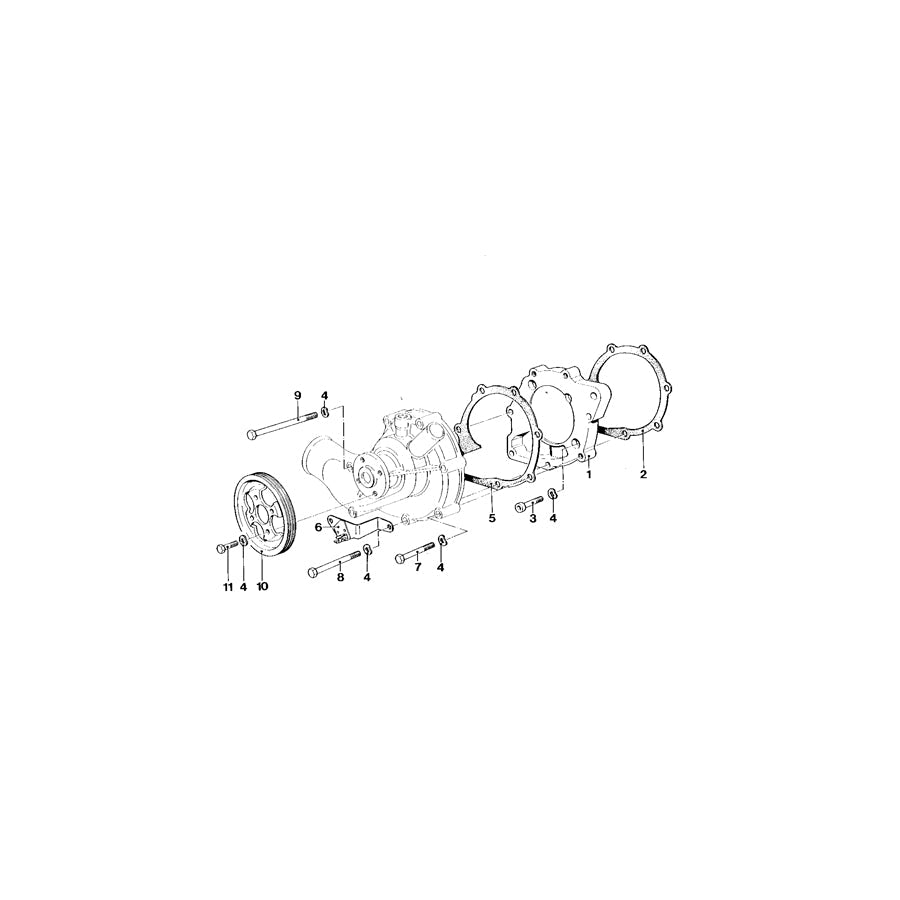 Genuine BMW 11511304108 E26 Flange (Inc. M1)