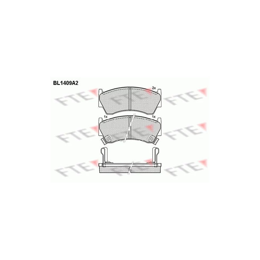 FTE 9010183 Brake Pad Set for Nissan Almera