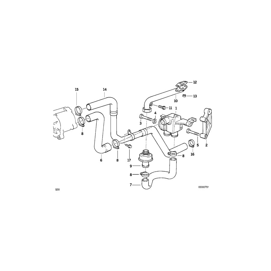 Genuine BMW 11721318998 E36 Carrier (Inc. M3)