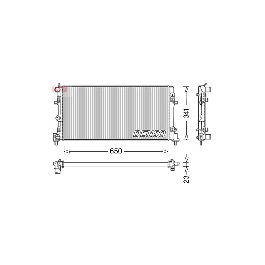 DENSO DRM02015 Engine Radiator