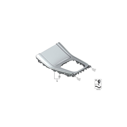 Genuine BMW 51168745286 G07 Cover, Centr Console, Piano Lacquer, Bl. (Inc. X7 40iX, X7 M50dX & X7 50iX)