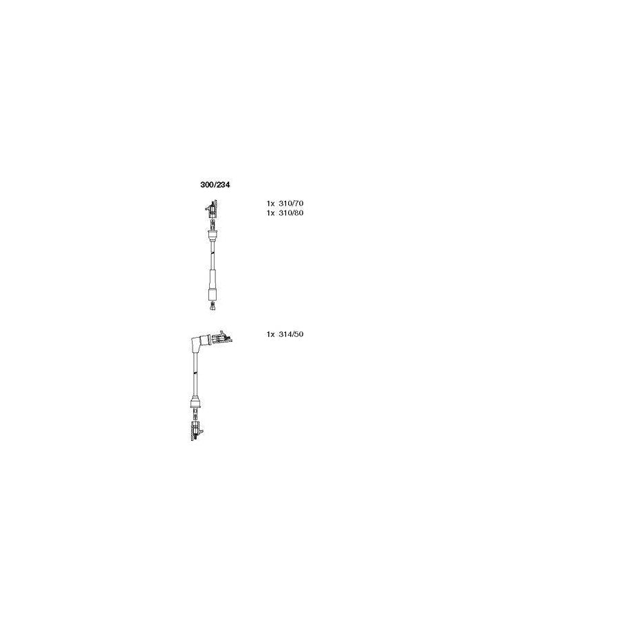 Bremi 300/234 Ignition Cable Kit