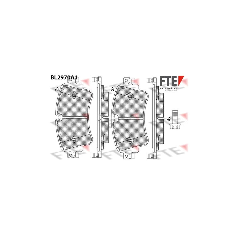 FTE 9011214 Brake Pad Set