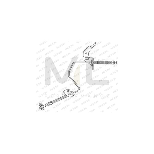 Ferodo FHY2606 Brake Hose 530mm, Ø10