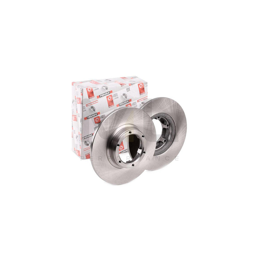Ferodo Premier DDF016 Brake Disc Solid, Without Bolts/Screws  - Pair