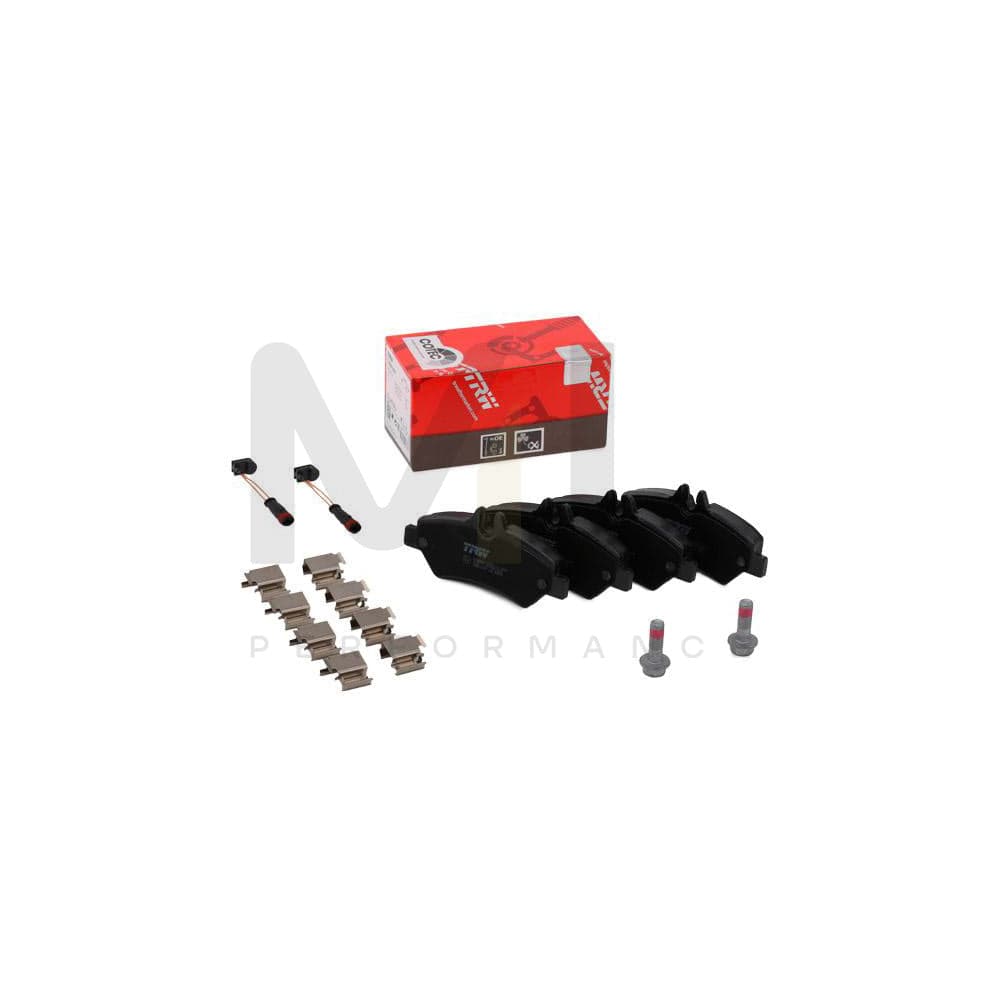 TRW Cotec Gdb1697 Brake Pad Set Prepared For Wear Indicator, With Brake Caliper Screws, With Accessories