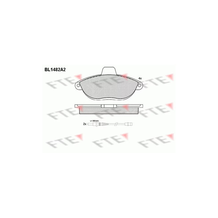 FTE 9010211 Brake Pad Set