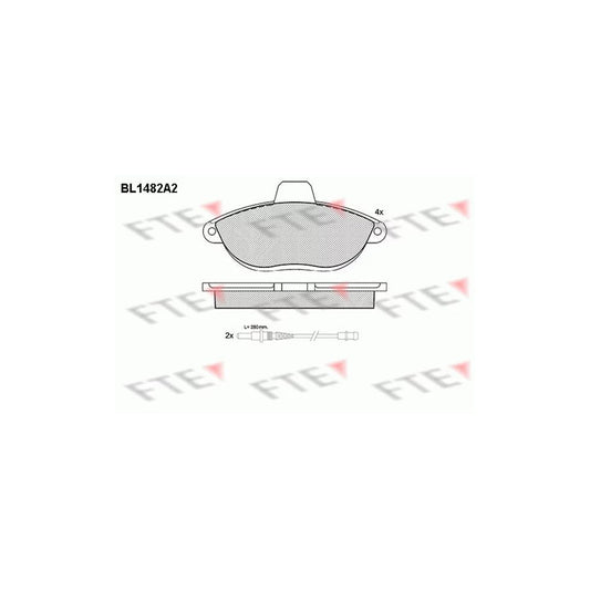 FTE 9010211 Brake Pad Set