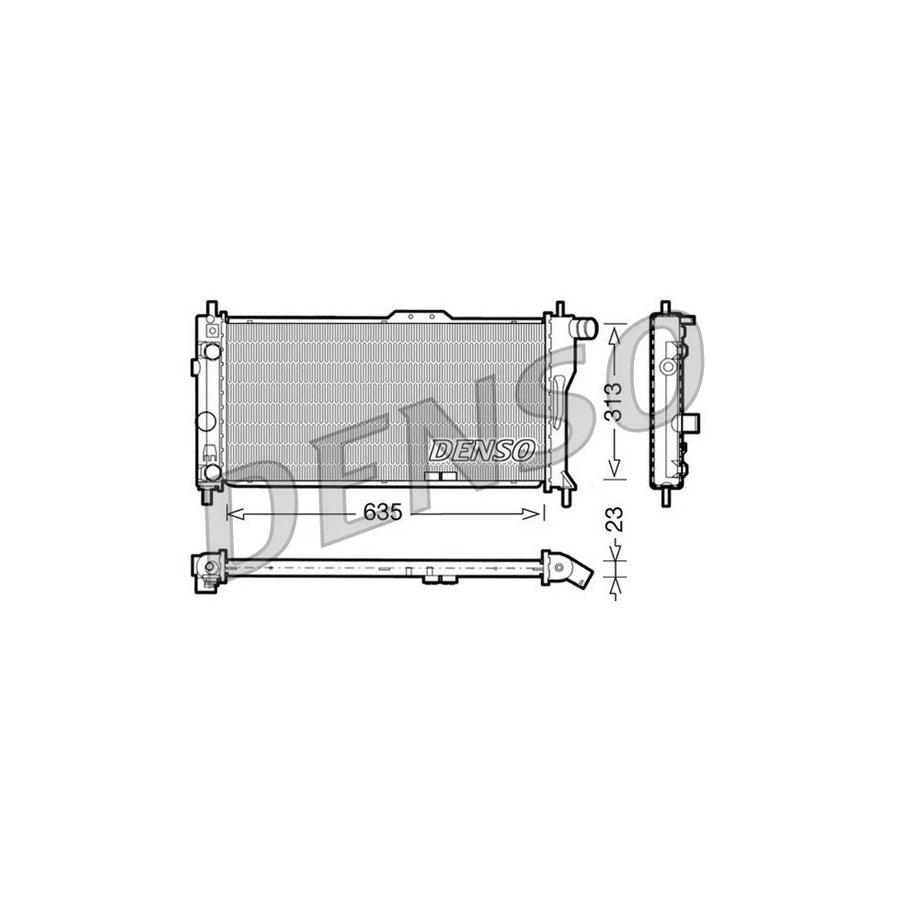DENSO DRM20034 Engine Radiator