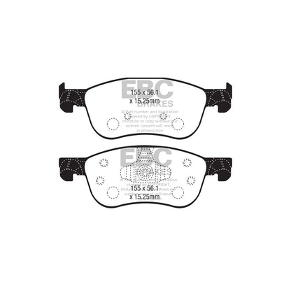 EBC DPX2353 Ford Ultimax Front Brake Pads - ATE Caliper 2 | ML Performance UK Car Parts