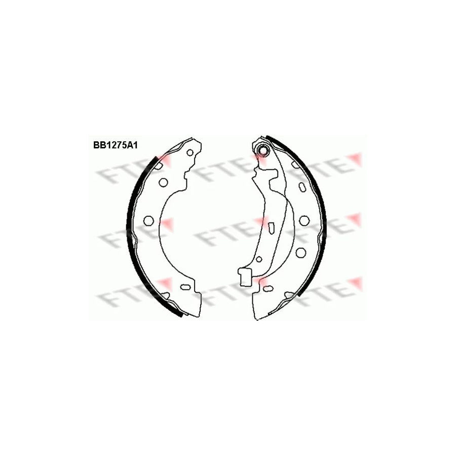 FTE 9100061 Brake Shoe Set