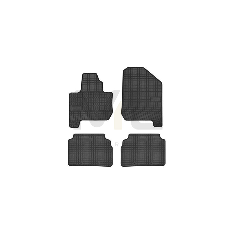FROGUM Tailored 547280 Floor mat set for KIA Soul II (PS) Elastomer, Front and Rear, Quantity: 4, Black, (LHD)