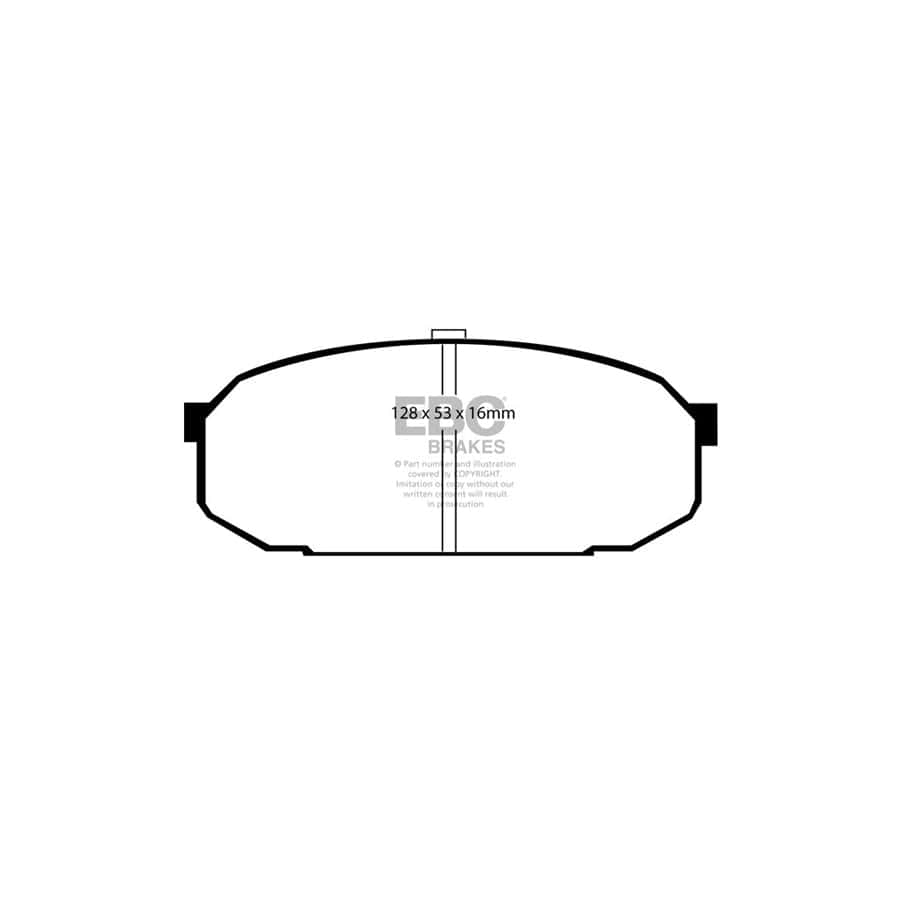 EBC PDKF1146 Mazda 323 Ultimax Front Brake Pad & Plain Disc Kit - Akebono Caliper 2 | ML Performance UK Car Parts