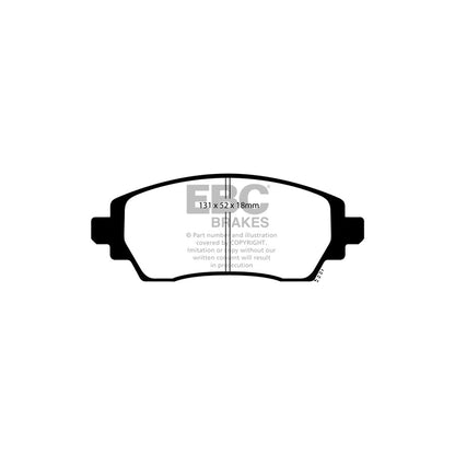 EBC DP1431 Toyota Corolla Ultimax Front Brake Pads 2 | ML Performance UK Car Parts