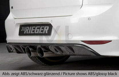 Rieger 00099275 VW Mk7 Golf R Rear Diffuser 2 | ML Performance UK Car Parts