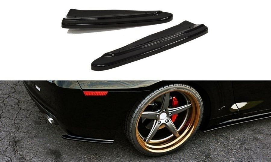 Maxton Design CH-CA-5-SS-RSD1T Rear Side Splitters Chevrolet Camaro MK5 SS (US Version) Pre-Facelift | ML Performance UK Car Parts