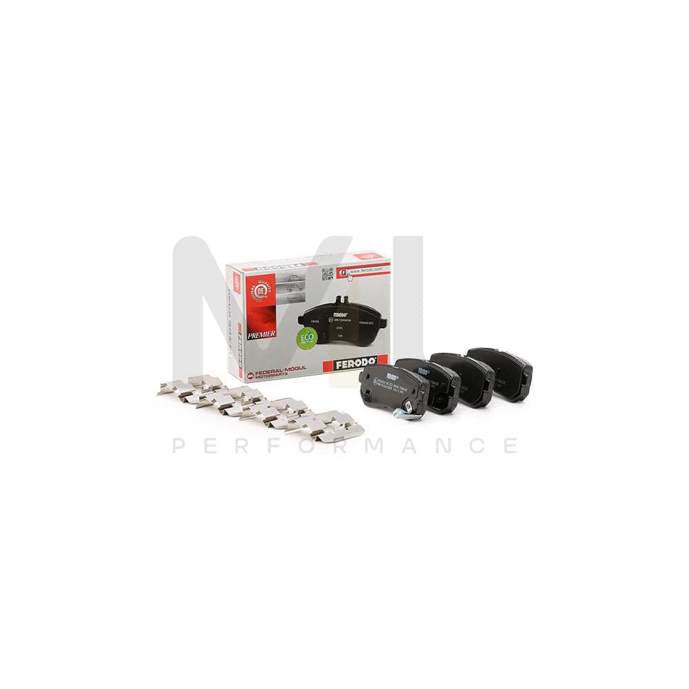 Ferodo Premier Eco Friction FDB4235 Brake Pad Set With Acoustic Wear Warning, Without Accessories