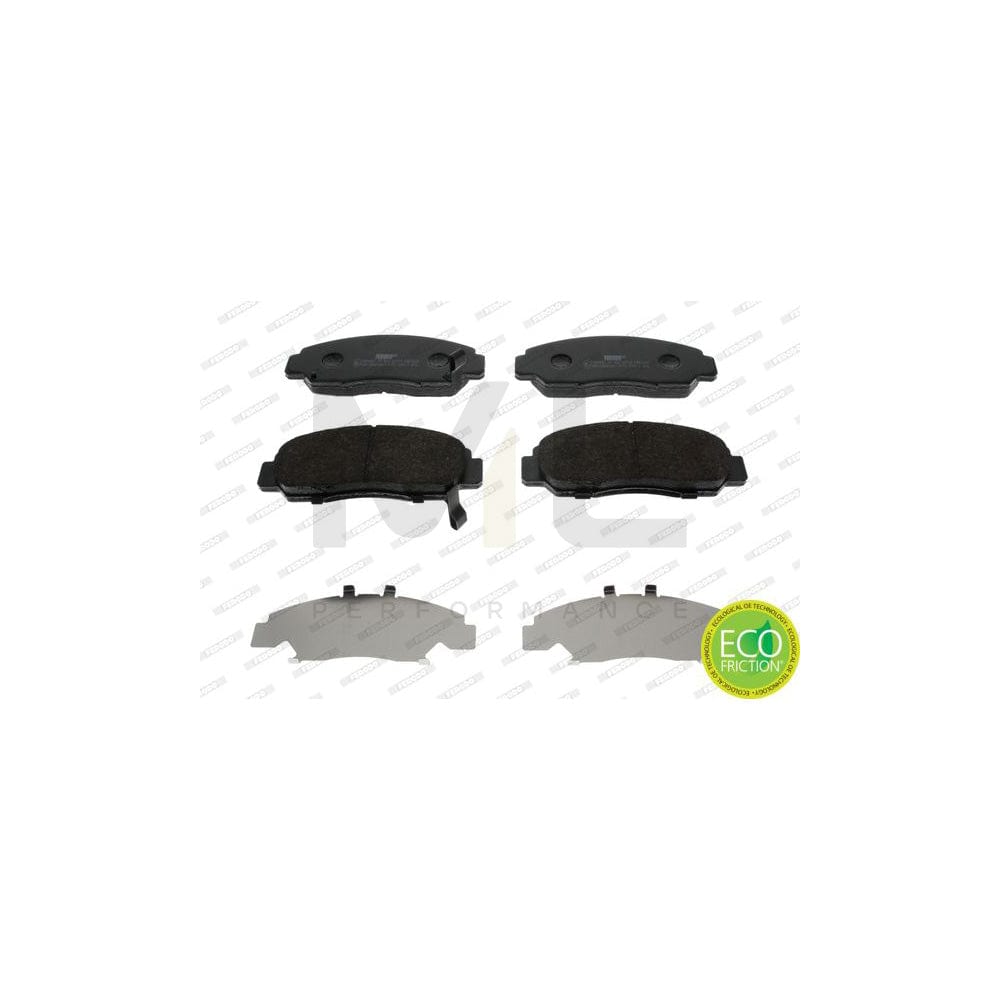 Ferodo Premier Eco Friction FDB1669 Brake Pad Set With Acoustic Wear Warning, Without Accessories