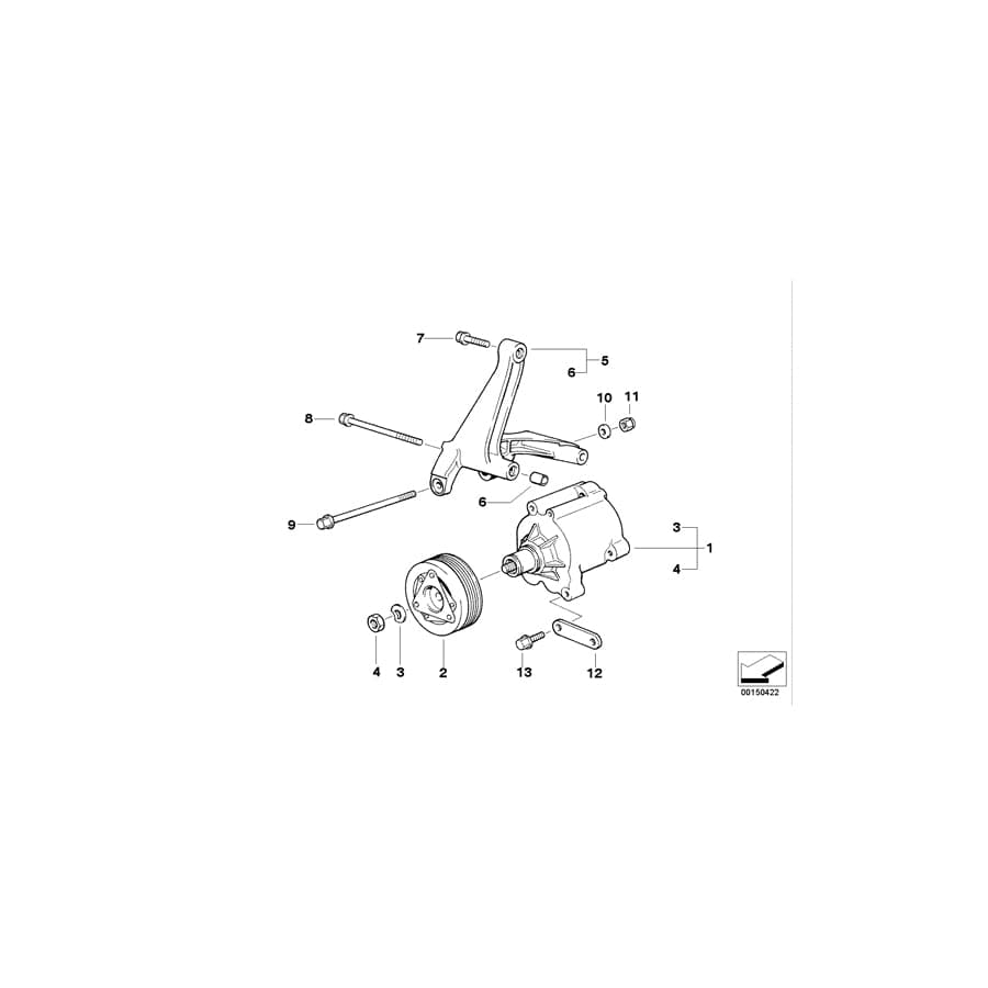 Genuine BMW 11721318994 E36 Carrier (Inc. M3 & Z3 M)