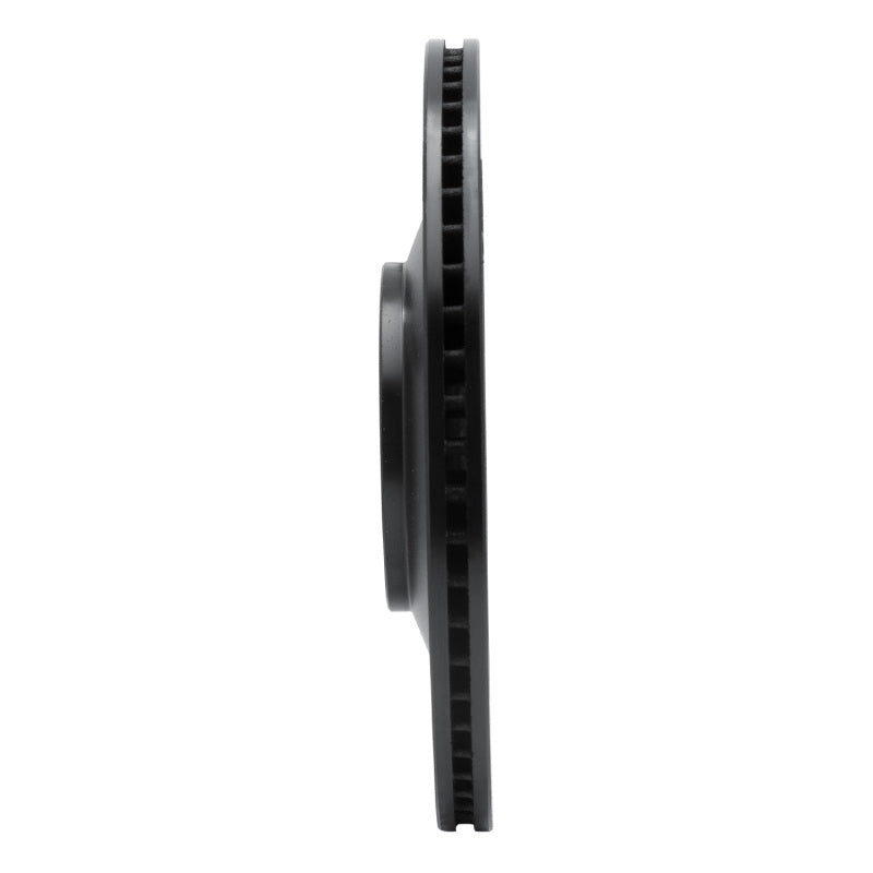 R1 Concepts R1 04-18 Audi S8 Rear Left Drilled & Slotted Black Brake Rotor