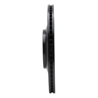 R1 Concepts R1 04-18 Audi S8 Rear Left Drilled & Slotted Black Brake Rotor