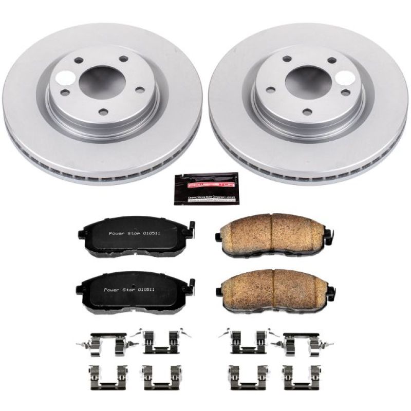 PowerStop Power Stop 11-17 Nissan Juke Front Z17 Evolution Geomet Coated Brake Kit
