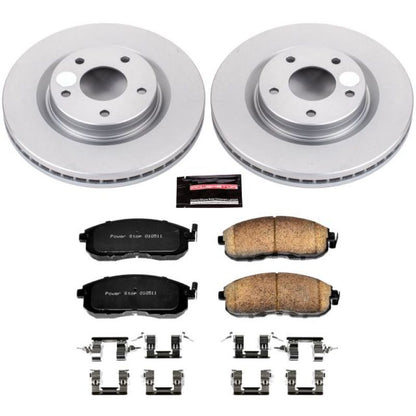 PowerStop Power Stop 11-17 Nissan Juke Front Z17 Evolution Geomet Coated Brake Kit
