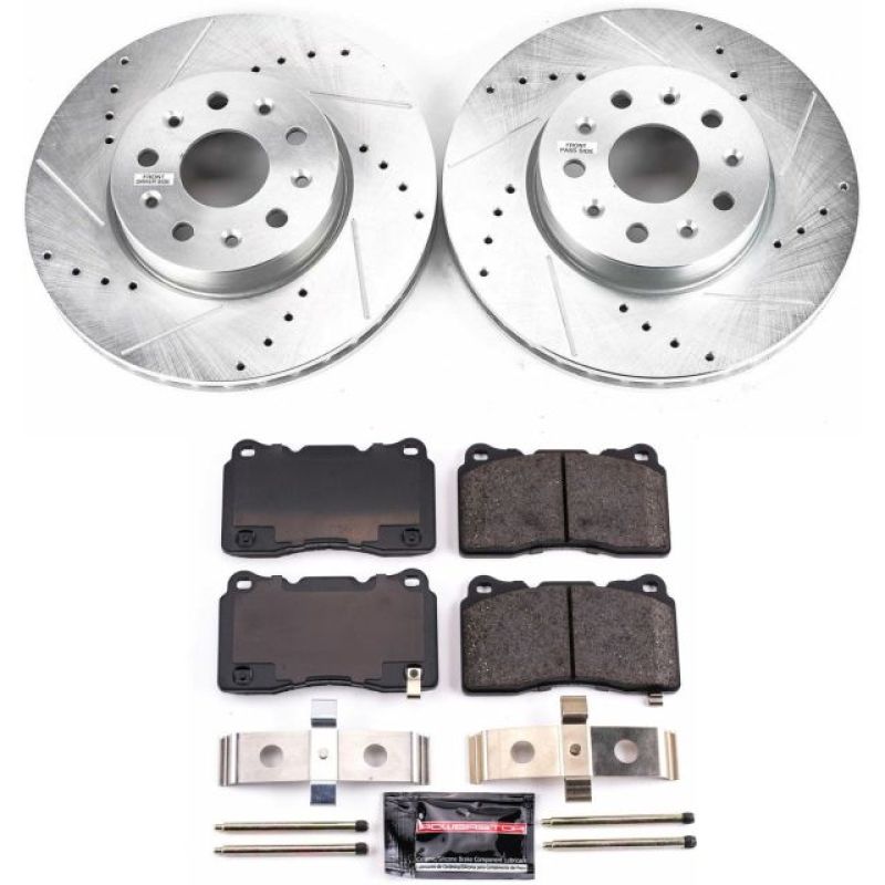 PowerStop Power Stop 14-18 Cadillac CTS Front Z23 Evolution Sport Brake Kit